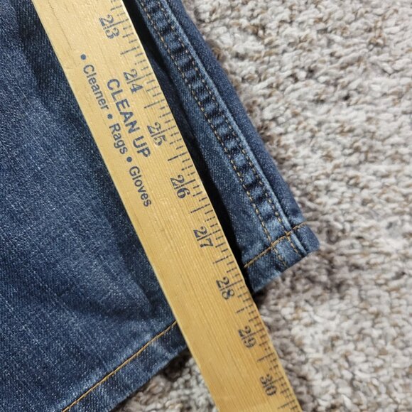 Levis 550 Jeans Mens 48x29 Relaxed Fit Straight Dark Wash Denim - Picture 4 of 6